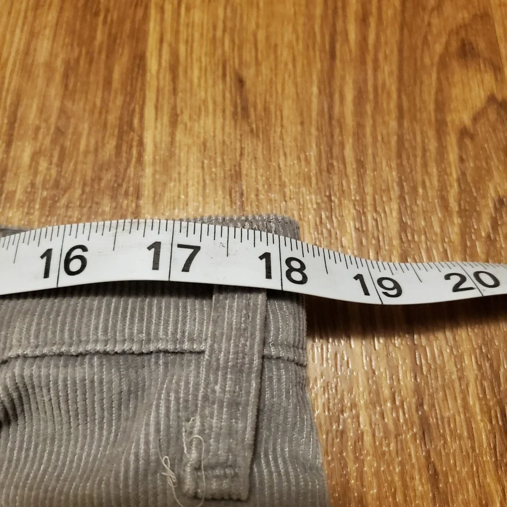 Vintage 80s Gap Pioneer Pants Mens 38x30 Gray Corduroy Western Made in USA